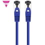 CABLE DE RED LATIGUILLO SSTP CAT8.1 AWG26 2 M AZUL NANOCABLE